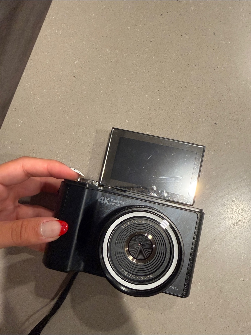 TikTok Shop Compact 4K Digital Camera - Black